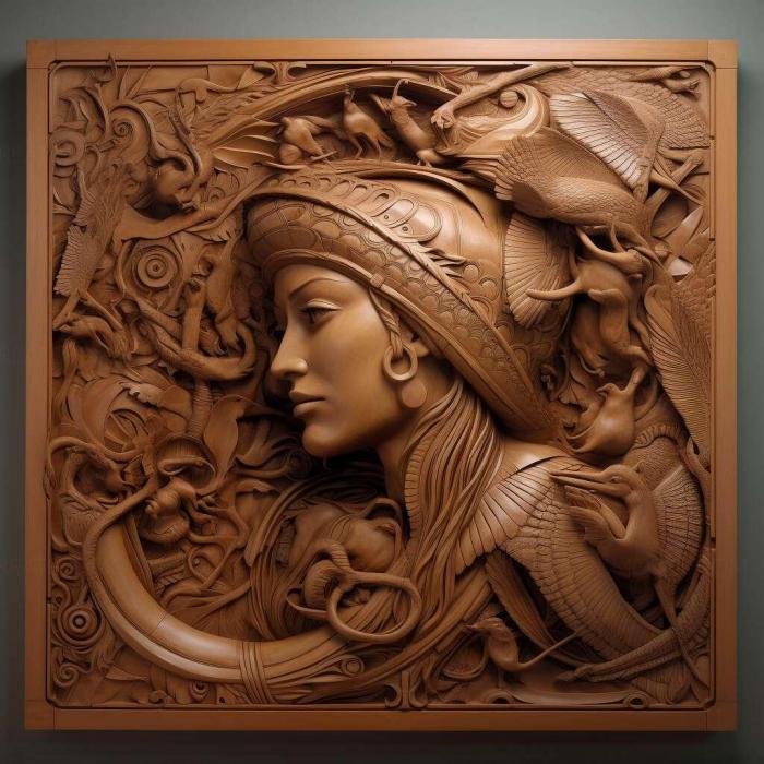 نموذج ثلاثي الأبعاد لآلة CNC 3D Art 